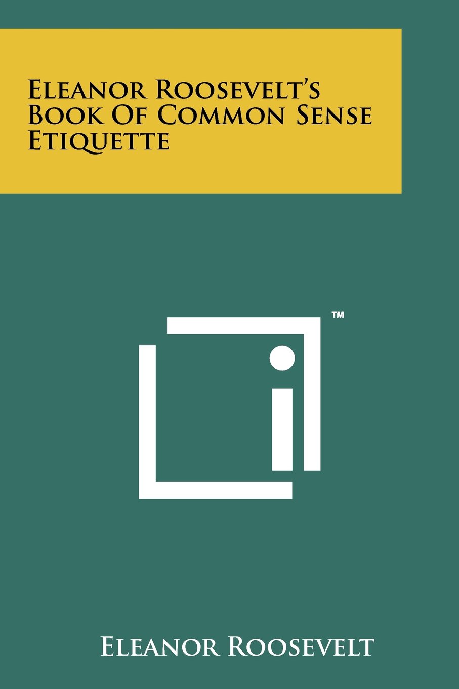 Book of common sense etiquette