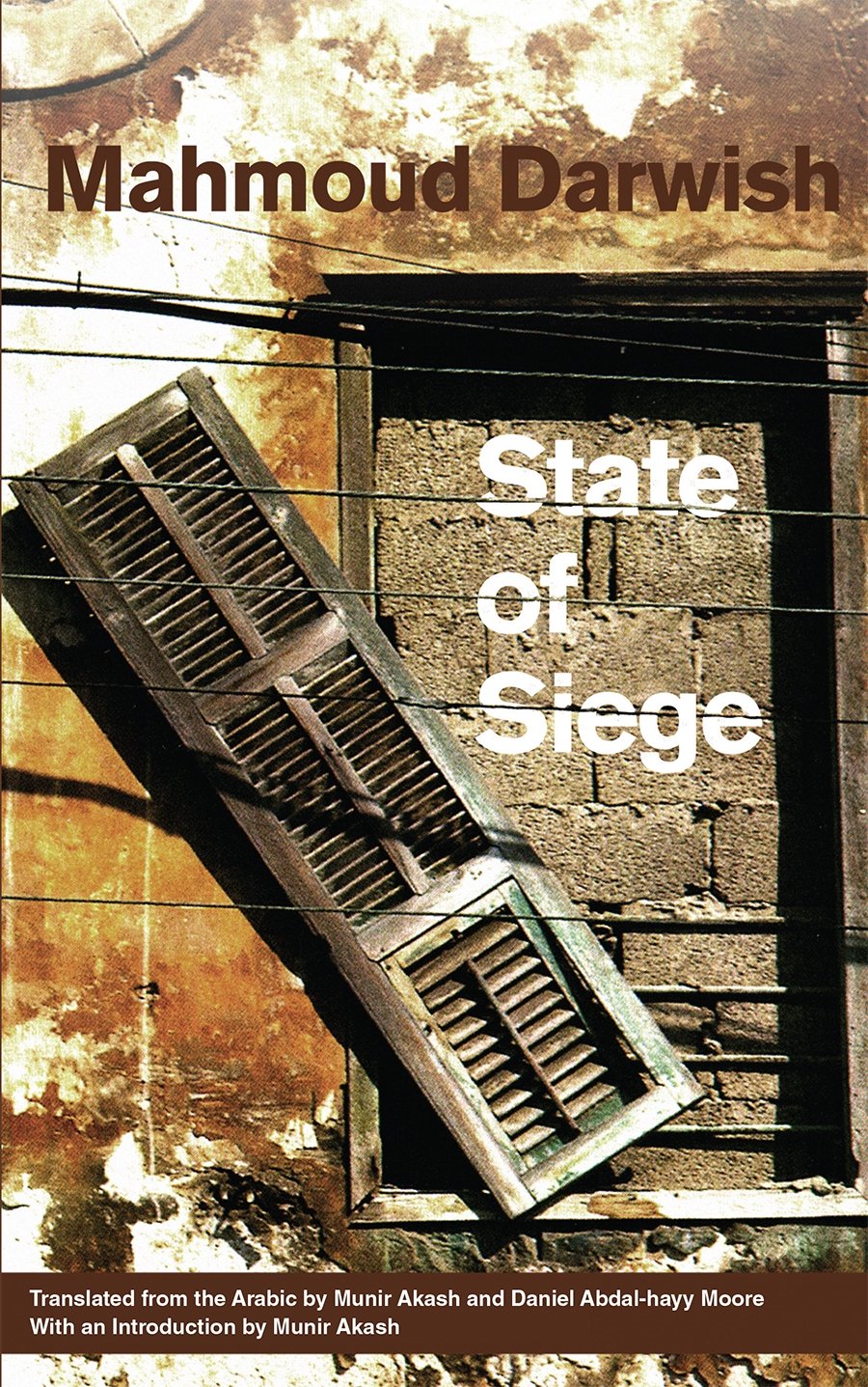 State of siege Mahmoud Darwish