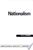 Marxism and Nationalism